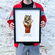 Load image into Gallery viewer, steven-gerrard-champions-league-istanbul-trophy-lift-poster-print-liverpool-fc-A4-premium