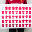 Load image into Gallery viewer, liverpool-fc-kit-history-poster-home-shirts