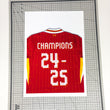 Load image into Gallery viewer, Liverpool 20 Times Shirt Poster - Premier League Winners 2024-2025