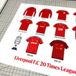 Load image into Gallery viewer, Liverpool 20 Times Poster - Premier League Winners Art Print