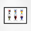 Load image into Gallery viewer, Liverpool FC artwork - 6 times champion