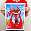 Load image into Gallery viewer, Jurgen-klopp-champions-league-trophy-lift-liverpool-fc-A3-art-print