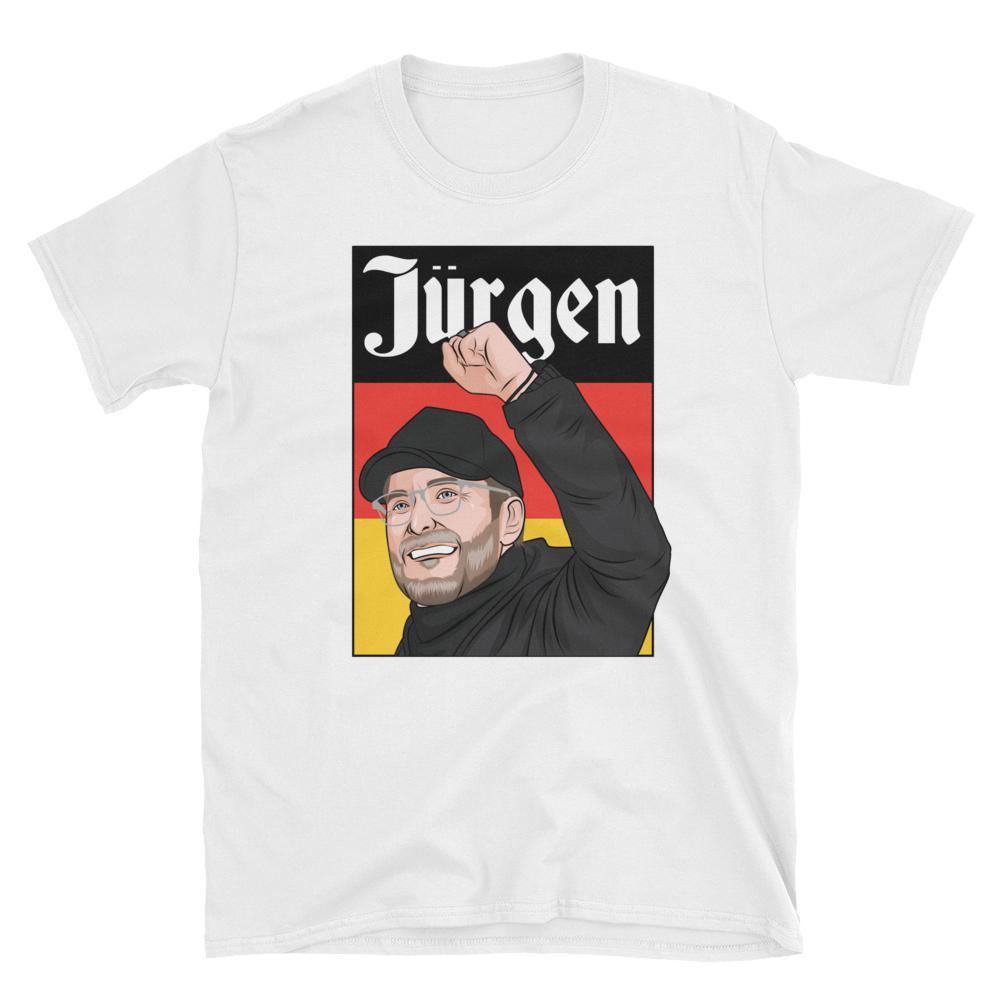 Jurgen Klopp Fit Pump T-Shirt Germany Flag | Kop Clobber