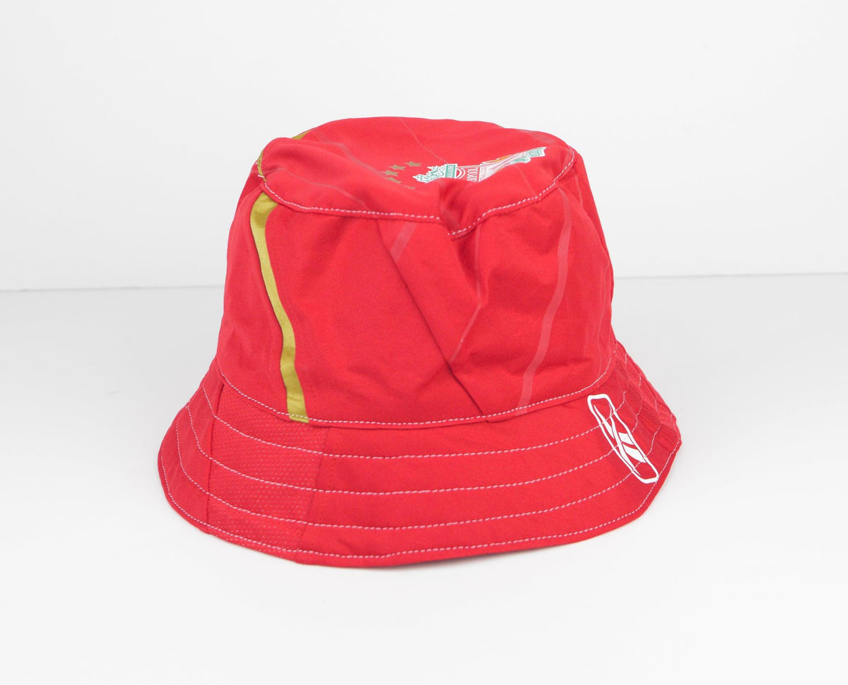 Liverpool F C Bucket Hat 06 07 Champions League Red Kop Clobber liverpool-f-c-bucket-hat-06-07-champions-league-red-kop-clobber