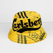Load image into Gallery viewer, liverpool-fc-bucket-hats-95/96-away-kit-orange-carlsberg