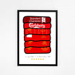 Load image into Gallery viewer, LIVERPOOL CHAMPIONS LEAGUE WINNERS POSTER - 6 TIMES SHIRT PRINT