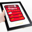 Load image into Gallery viewer, LIVERPOOL CHAMPIONS LEAGUE WINNERS POSTER - 6 TIMES SHIRT PRINT