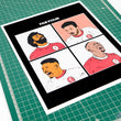 Load image into Gallery viewer, LIVERPOOL FC POSTER FRONT 4 SALAH, MANE, FIRMINO, JOTA ART PRINT