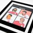 Load image into Gallery viewer, LIVERPOOL FC POSTER FRONT 4 SALAH, MANE, FIRMINO, JOTA ART PRINT
