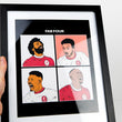 Load image into Gallery viewer, LIVERPOOL FC POSTER FRONT 4 SALAH, MANE, FIRMINO, JOTA ART PRINT