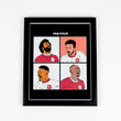 Load image into Gallery viewer, LIVERPOOL FC POSTER FRONT 4 SALAH, MANE, FIRMINO, JOTA ART PRINT