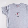 Load image into Gallery viewer, Lovely Cushioned Header for Gerrard Embroidered T-Shirt-Kop Clobber-Grey-S-Kop Clobber