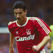 Load image into Gallery viewer, Retro 1989 Full Print T-Shirt Red Pattern with White Liverbird / Unisex-Kop Clobber