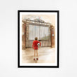 Load image into Gallery viewer, SHANKLY GATES LIVERPOOL FC POSTER ART - YOU'LL NEVER WALK ALONE PRINT