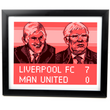Load image into Gallery viewer, liverpool-7-0-man-u-scoreboard-print-framed