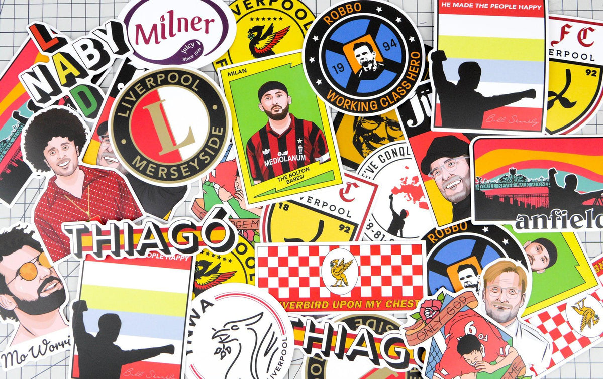 Liverpool FC Stickers Vinyl Liverpool Stickers | Kop Clobber