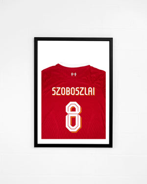 Custom Liverpool FC Poster Football Shirt Back | 2022/23 Print