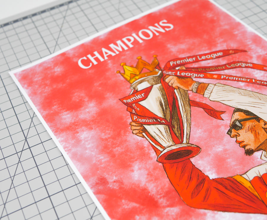van-dijk-premier-league-rophy-lift-liverpool-poster-A4-unframed