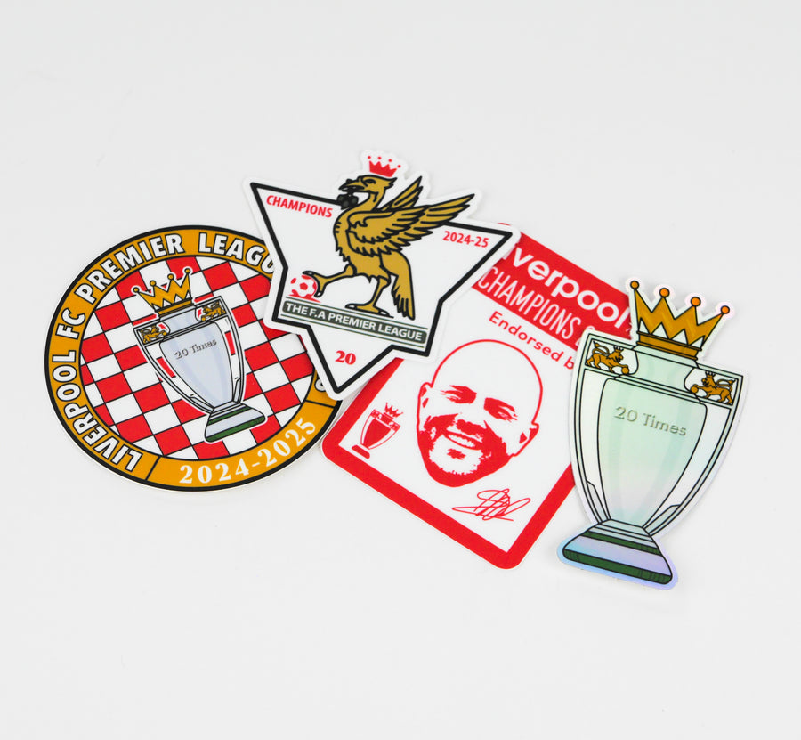 Liverpool 20 Times Champions Sticker Pack x4
