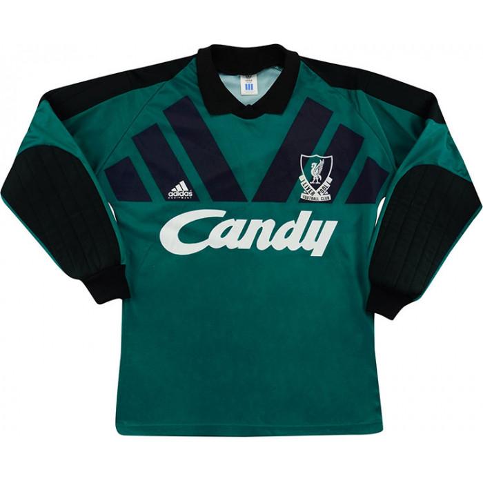 1991-92 Liverpool Goal Keeper Shirt Candy (Very Good) - S-Kop Clobber