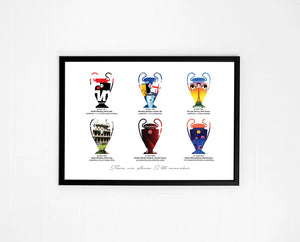 Liverpool FC artwork - 6 times champion