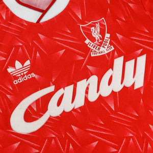 89-91 Liverpool Home Shirt Candy (Mint) - M-Kop Clobber