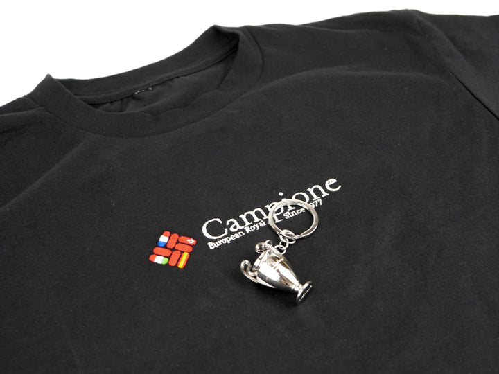 CAMPIONE EMBROIDERED T-SHIRT & FREE EUROPEAN CUP KEYRING