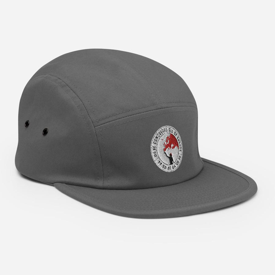 Conquered all of Europe Five Panel Cap-Kop Clobber-lfc-store-unofficial-liverpool-shop