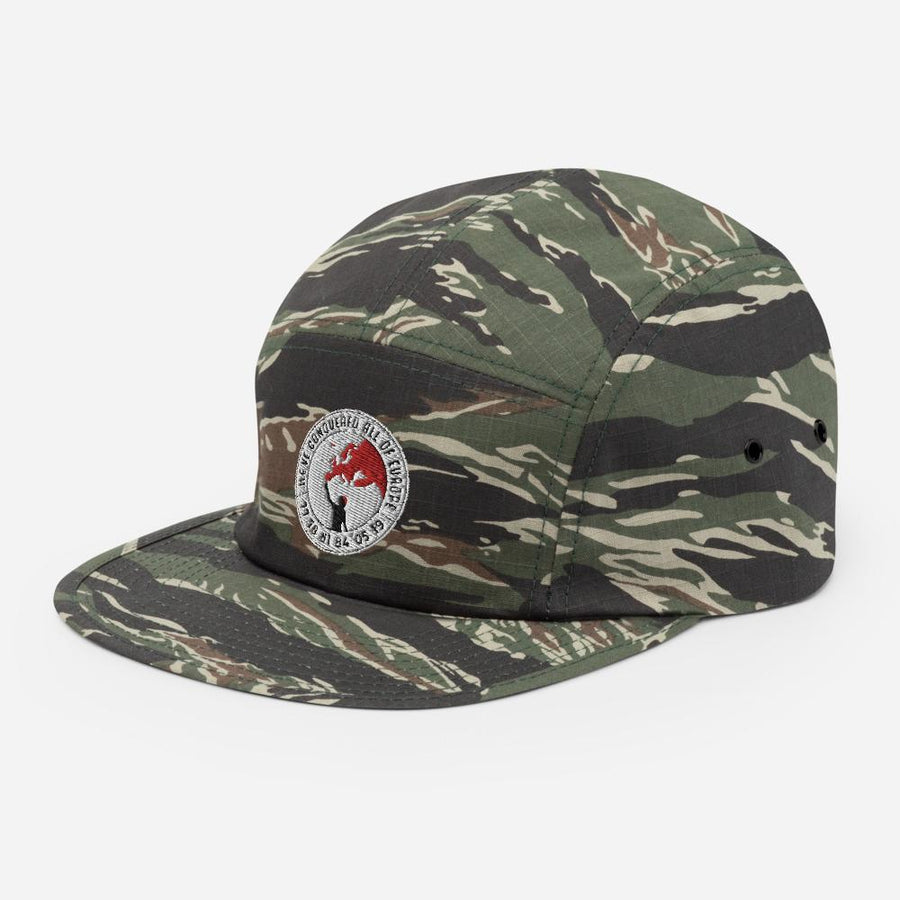 Conquered all of Europe Five Panel Cap-Kop Clobber-lfc-store-unofficial-liverpool-shop