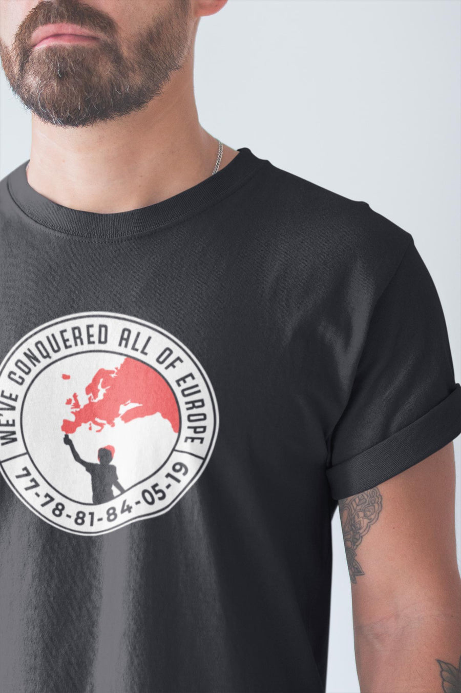 'Conquered all of Europe' Liverpool FC T-Shirt-Kop Clobber