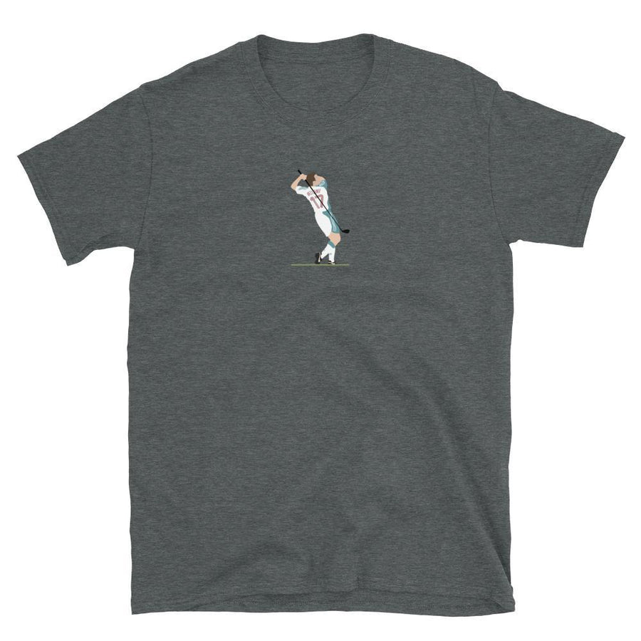 Craig Bellamy Golf Swing Celebration T-Shirt-Kop Clobber