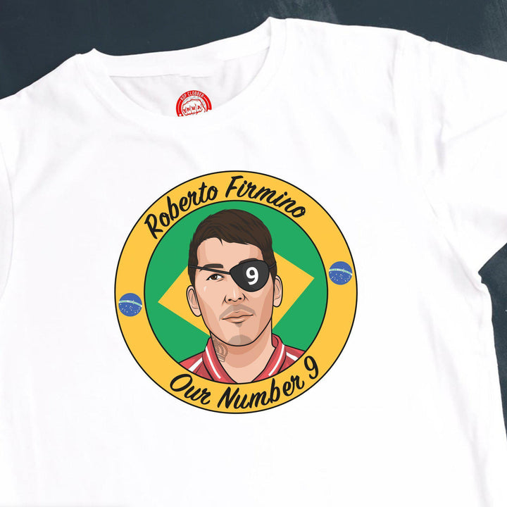 Firmino Liverpool T-Shirt Eye Patch Brazil-Kop Clobber