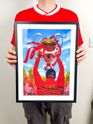 Jurgen-klopp-champions-league-trophy-lift-liverpool-fc-A3-framed -print