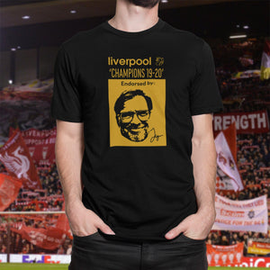 Klopp x SS Liverpool Champions T-Shirt-Kop Clobber-lfc-store-unofficial-liverpool-shop