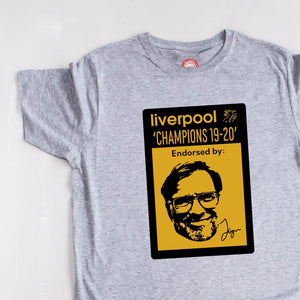 Klopp x SS Liverpool Champions T-Shirt-Kop Clobber-lfc-store-unofficial-liverpool-shop