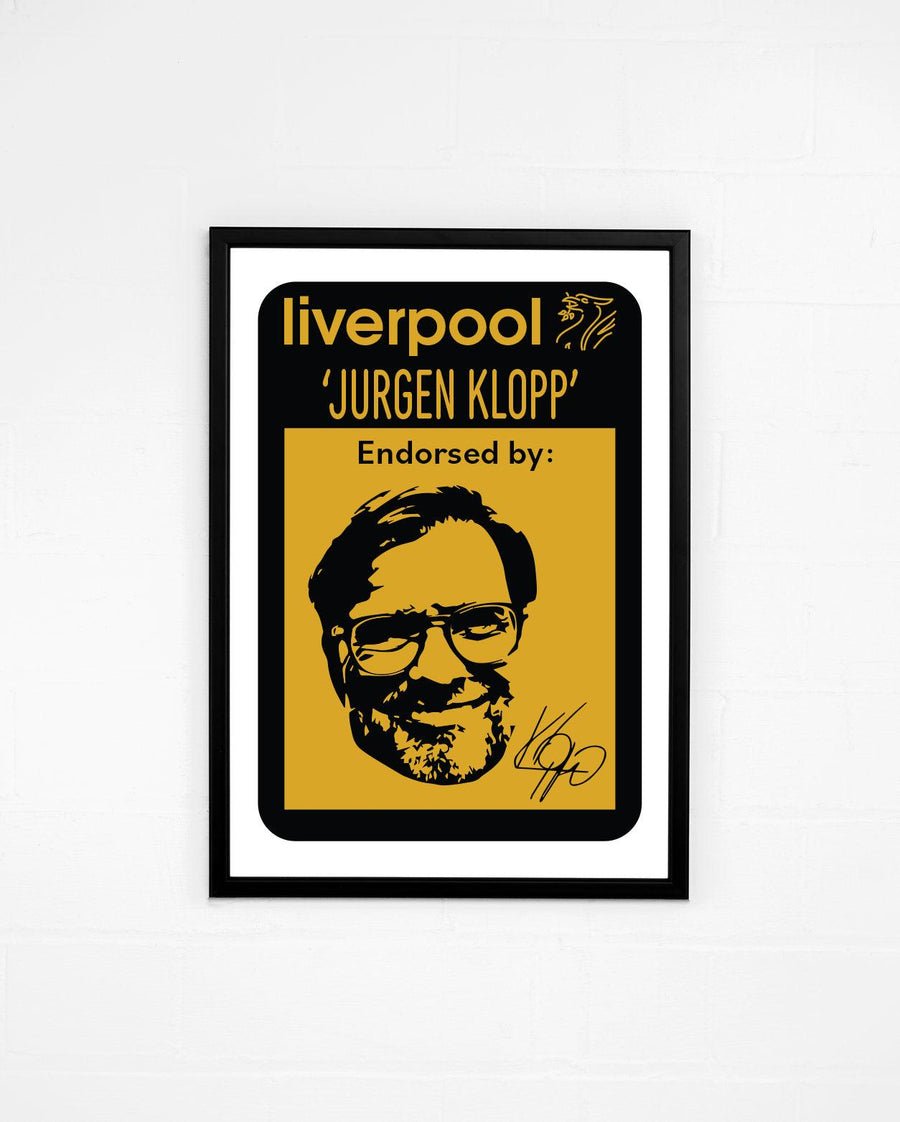 Klopp x Stan Smith Liverpool Poster Print - Kop Clobber