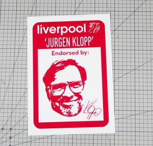 Klopp x Stan Smith Liverpool Poster Print - Kop Clobber
