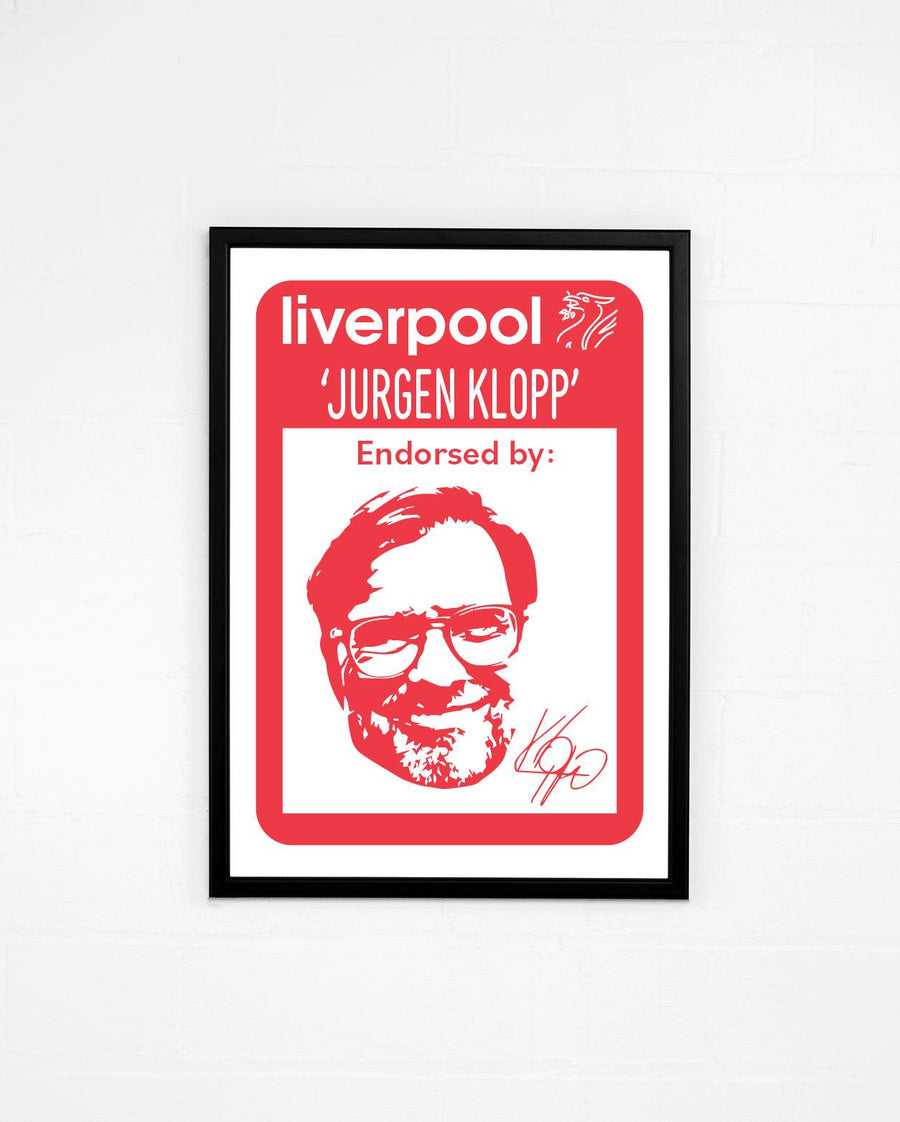 Klopp x Stan Smith Liverpool Poster Print - Kop Clobber