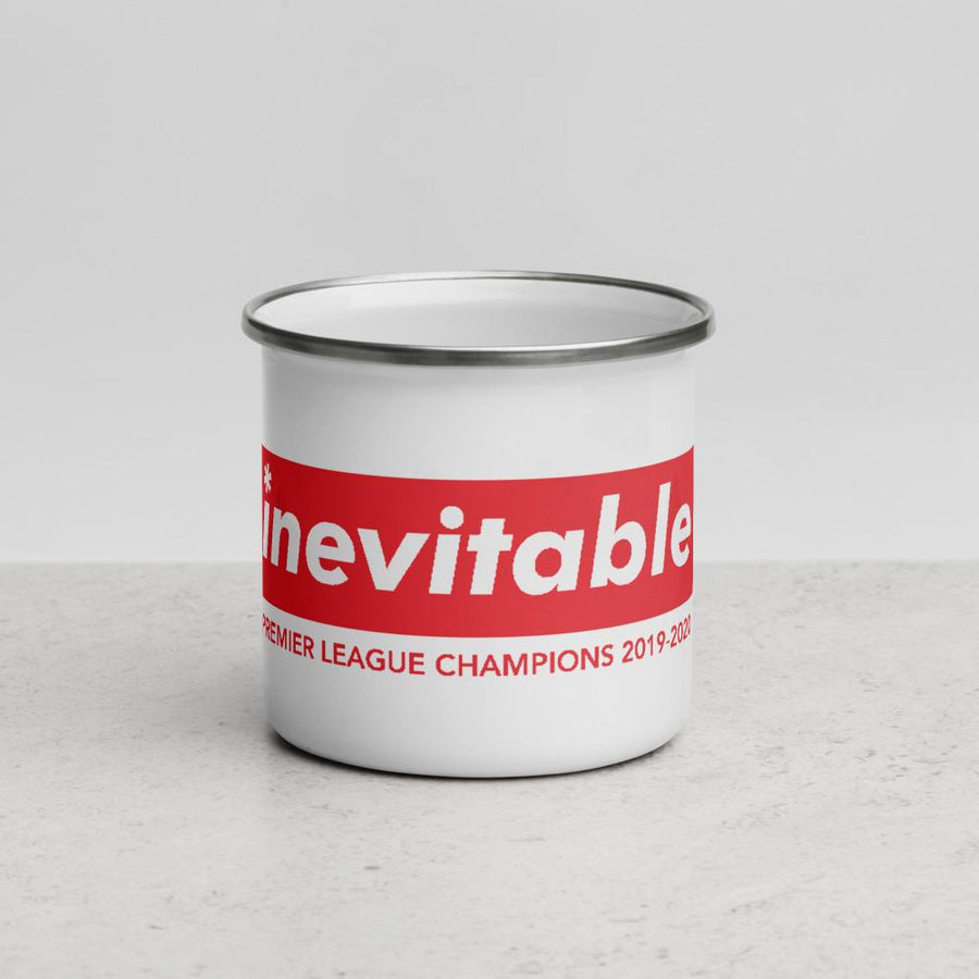 Liverpool FC Inevitable Champions Enamel Mug-Kop Clobber-lfc-store-unofficial-liverpool-shop