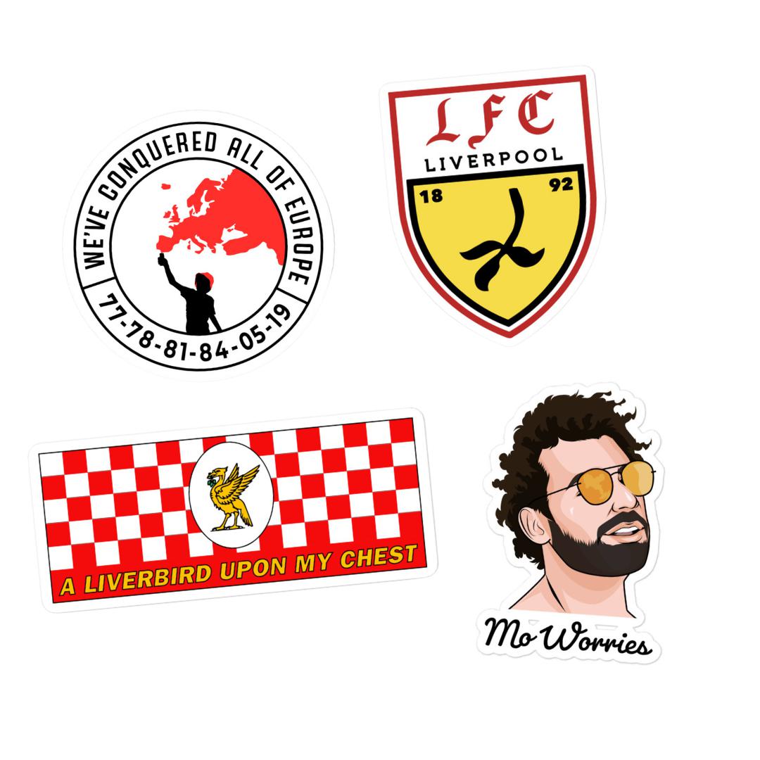 Liverpool FC Sticker Pack x20 | Kop Clobber