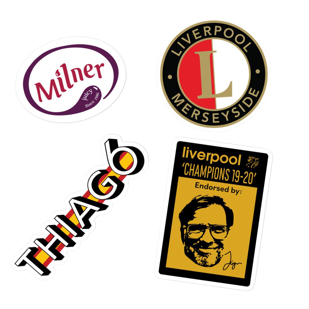 Liverpool Printable Sticker Liverpool FC Sticker Pack x20 | Kop Clobber