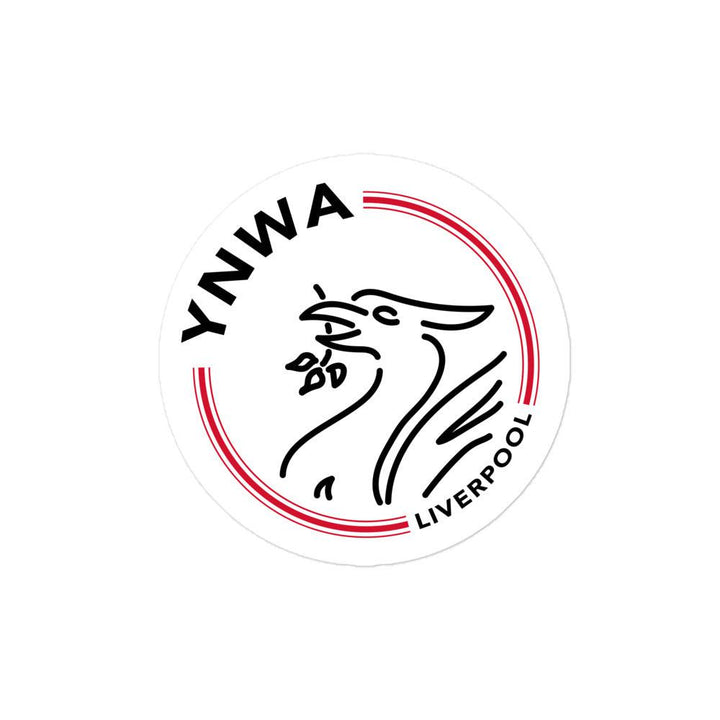 LIVERPOOL X AJAX BADGE STICKER