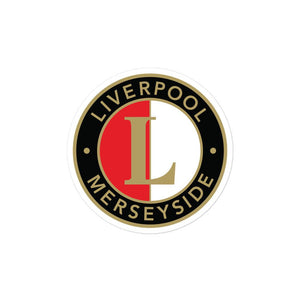 LIVERPOOL X FEYENOORD BADGE STICKER