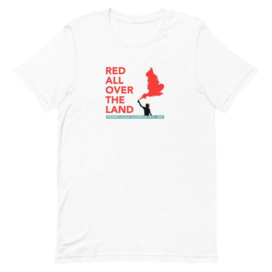 Red All Over The Land Liverpool T-Shirt-Kop Clobber-lfc-store-unofficial-liverpool-shop