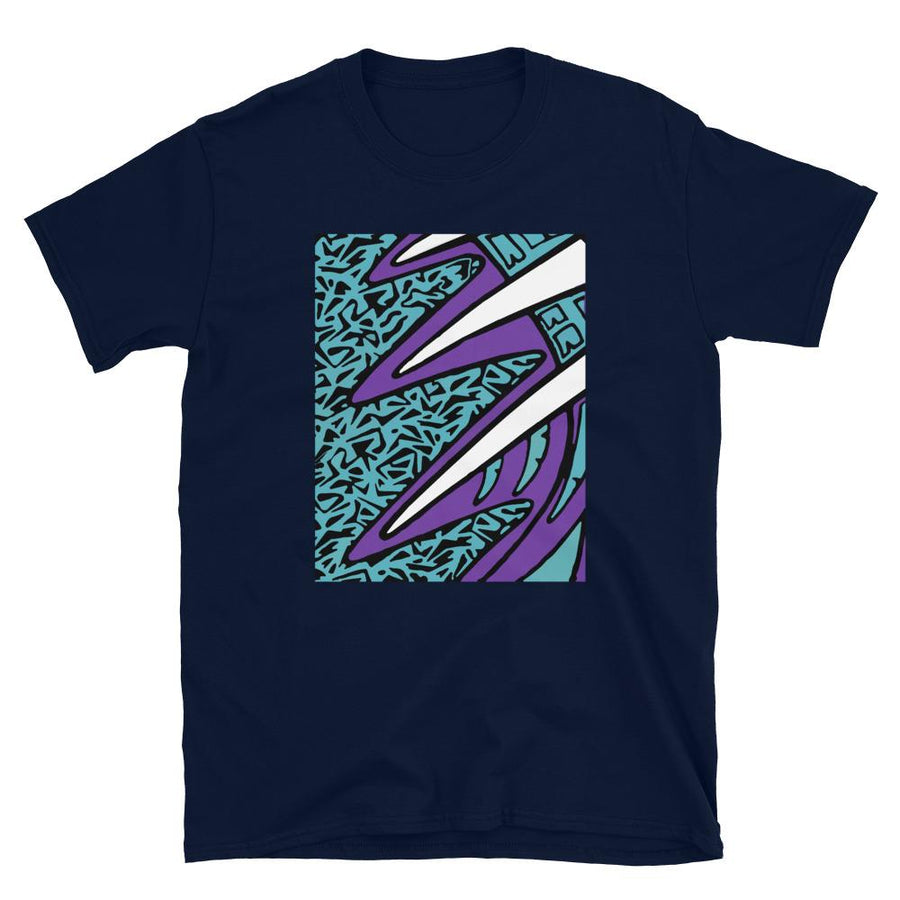 Retro 90's Goalkeeper Jersey Print - Purple-Kop Clobber