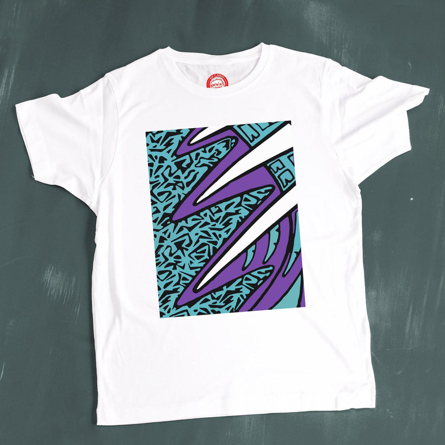 Retro 90's Goalkeeper Jersey Print - Purple-Kop Clobber