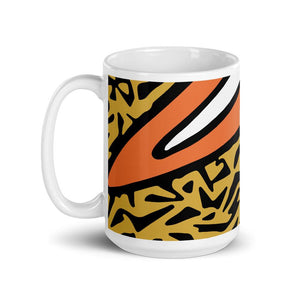 Retro 90's Mug Orange-Kop Clobber
