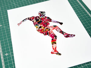 STEVEN GERRARD POSTER - ICONIC MOMENTS ART PRINT