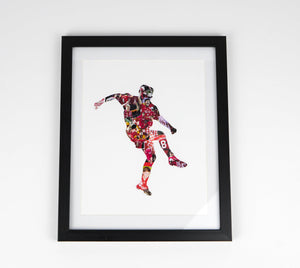 STEVEN GERRARD POSTER - ICONIC MOMENTS ART PRINT