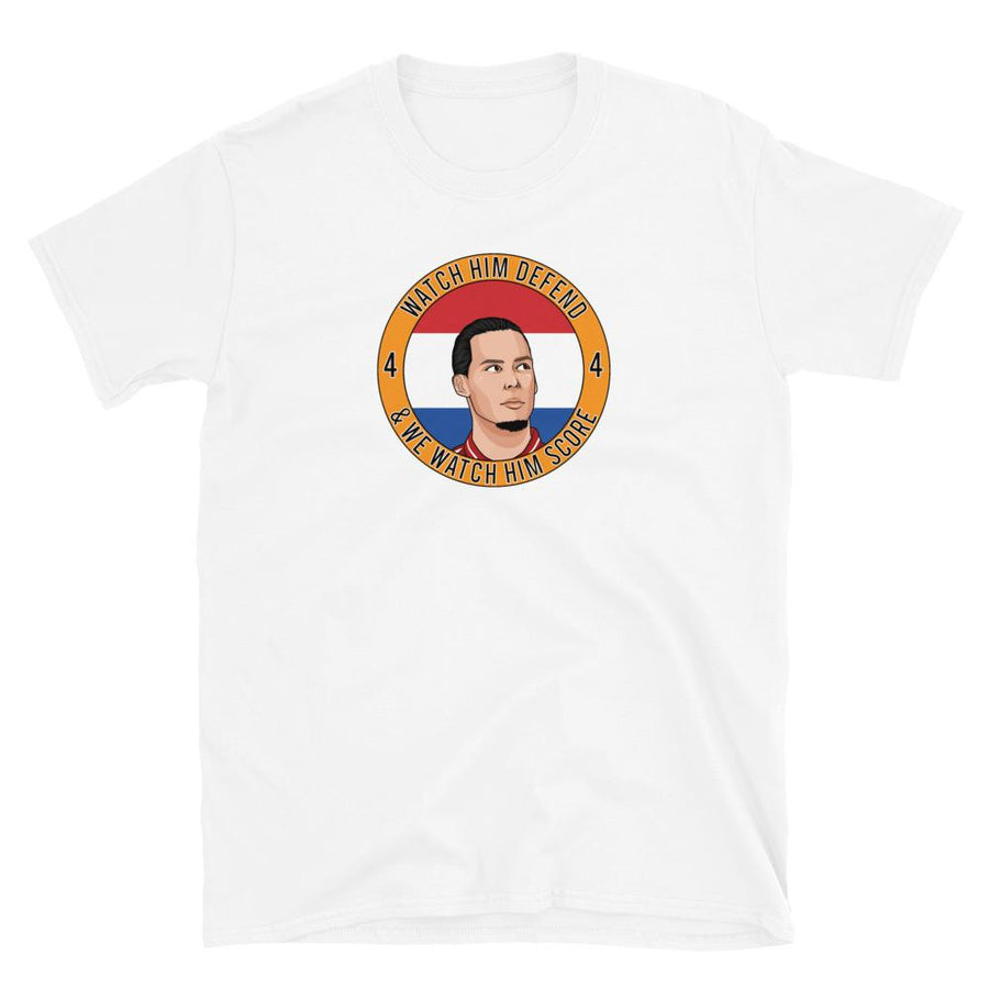 Van Dijk Watch Song Liverpool T-Shirt-Kop Clobber